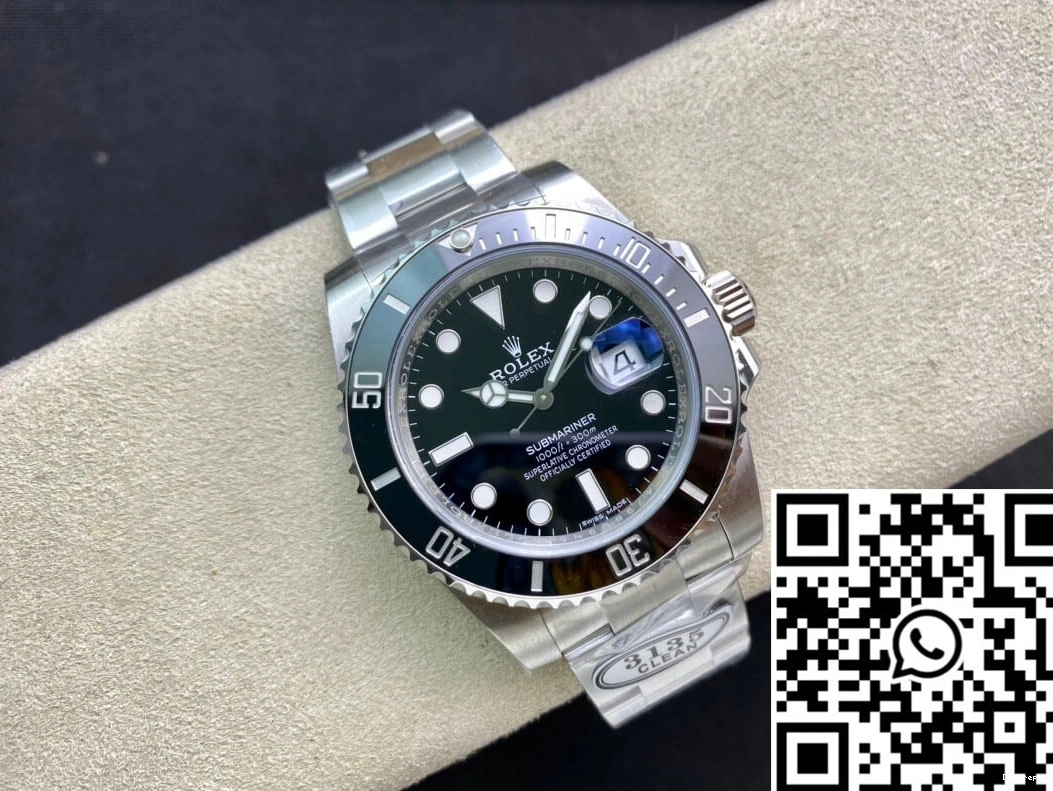 Trendsetting 116610LN-97200 Black Clean 1234 Factory Rolex Dial Submariner V4 0821